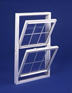 最高の屋内UPVC 2層吊り下げ窓ダブルハングサッシ窓アルミニウムシングルハングウィンドウ