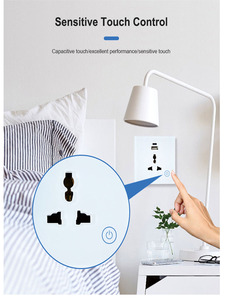 Tuya Ewelink WiFi Zigbee HomeKit madde akıllı evrensel anahtar priz 86 ab USB + C tipi uzaktan Alexa ses kontrolü dokunmatik anahtarı - Product Image 4