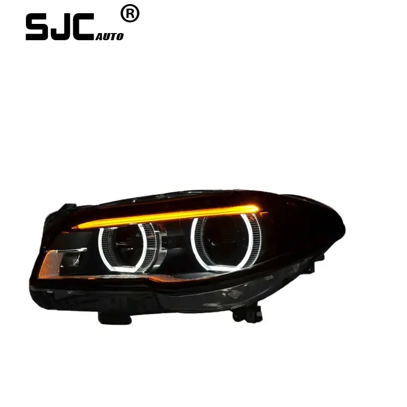 SJC Auto untuk BMW Seri 5 Headlight Perakitan 11-17 F10/F18 Lampu Modifikasi 5 Series