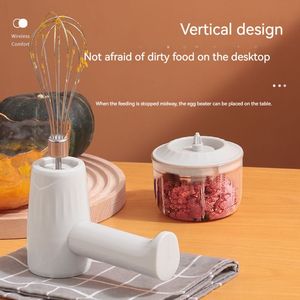 Sıcak satış 2 In 1 mutfak el elektrikli yiyecek mikseri fırın mikser makineleri yiyecek mikseri s yumurta çırpıcı ev seyahat için - Product Image 6