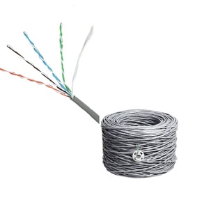 CCTV için özelleştirilebilir 24AWG UTP/FTP/SFTP CAT5E ağ Lan kablosu çift ceket - Product Image 6