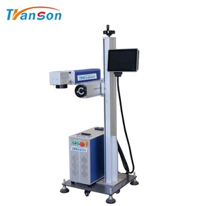 Transon CNC CO2 uçan lazer markalama makinesi Synrad DAVI 30W 50W 60W uçan CO2 lazer markalama makinesi - Product Image 3