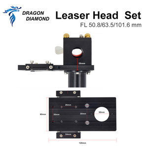 Bộ đầu laser CO2 giá nhà máy, thấu kính hội tụ FL 50.8/63.5/101.6mm, giá đỡ gương laser CO2, phụ tùng cơ khí cho thiết bị - Product Image 5