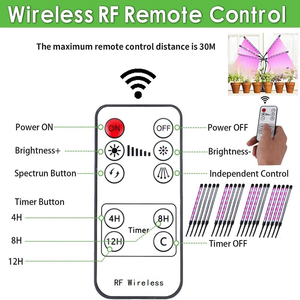 Hot Tripod 5 Tube Full Spectrum Remote Controller Red Blue <strong>White</strong> Timer 4/8/12hour Dimmable <strong>80W</strong> <strong>Led</strong> Grow Light for Big Plant - Product Image 3