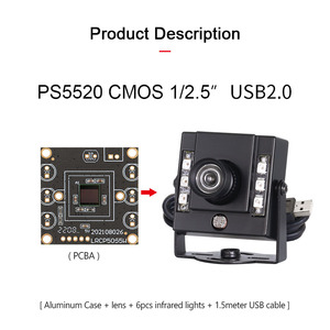 5MP 3306 PS5520 HD IR940 USB sistema di visione notturna a infrarossi modulo per Android Raspberry Pi senza distorsioni 2.9mm 100 gradi - Product Image 2