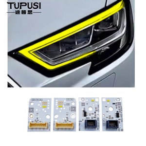 แผงไฟ LED สีเหลือง DRL สำหรับ A3 Audi สีเหลือง17-20 LED ไฟสำหรับทำงานกลางวันไฟหน้าแปลงสีเหลือง - Product Image 4