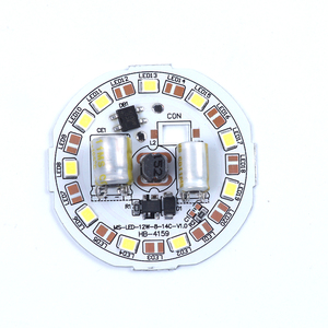 9 W LED DOB AC โมดูลสำหรับพลาสติกหลอดไฟ LED PCB เชื่อมต่อ 220 V โดยตรงแรงดันไฟฟ้าสูง Dob LED โมดูล
