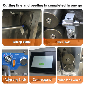 Automatic <strong>Wire</strong> Cable <strong>Making</strong> Machine 6mm&sup2; Computer <strong>Wire</strong> Cutting and Stripping Cable Stripping Machine - Product Image 4