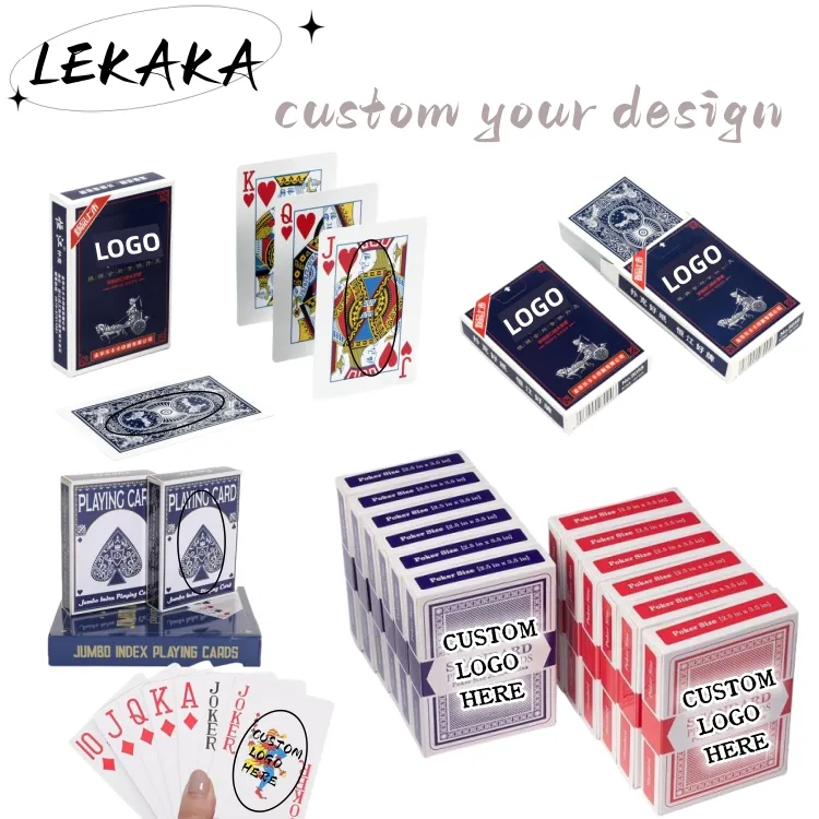2023 China Fábrica Personalizada impressão tabuleiro jogo cartão Personalizado Tamanho Sublimação Poker Card Poker