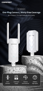 MT7628KN 300Mbps无线中继器增强器，带通用串行总线端口，价格便宜，2.4GHz MT7628KN无线范围扩展器