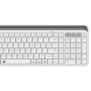 FD K912T Personalización Teclado inalámbrico multidispositivo Compatible con Windows macOS PadOS Android Chrome OS - Product Image 1