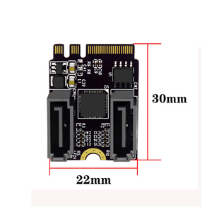 M2 anahtar A + E SATA3.0 genişleme WIFI portu M.2 SATA sabit disk adaptörü kartı sürücüsü ücretsiz JMB582 - Product Image 2