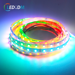 WS2811 Ws2812B 30 светодиодов/м 60 светодиодов/м RGB адресуемые светодиодные полосы светло-белый черный PCB Ip20 Ip65 Ip67 RGB цифровые светодиодные полосы - Product Image 4
