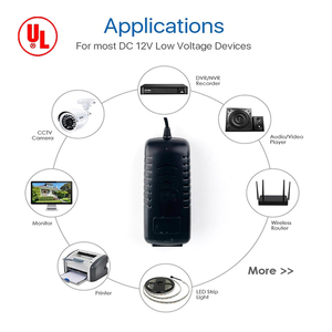 <strong>Input</strong> 100-240v <strong>Output</strong> DC12V5A Desktop Power Adapter CCTV Accessories for CCTV <strong>Camera</strong> LED With UL CE FCC Approved - Product Image 4