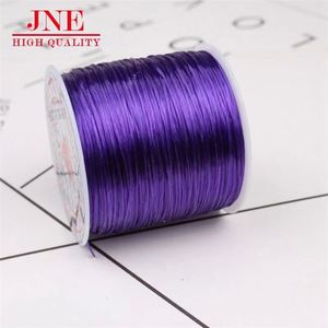 Cuentas de hilo de filamento Plano Resistente al desgaste Cuerda elástica Línea de torre de color Cristal hecho a mano - Product Image 5