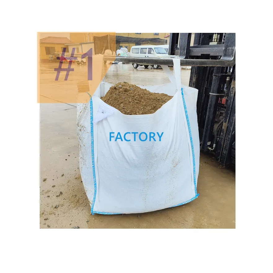 PP Big Bags Jumbo Bags Plastic Scrap Used Big Bags Antistatic Acceptable Customized for Export 500-3000kg