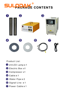 High Power UV Led Curing Lamp Docan/ HandTop Large Format UV Inkjet Printer Area 360mm*30mm 2KW Silk Screen Printing Ink Drying - Product Image 3