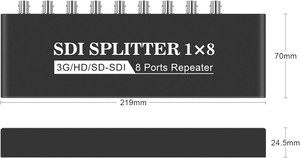 <strong>SDI</strong> <strong>Splitter</strong> 1x8 Support HD-<strong>SDI</strong>/SD-<strong>SDI</strong>/3G-<strong>SDI</strong> Signals <strong>1</strong> <strong>SDI</strong> <strong>Input</strong> and 8 <strong>SDI</strong> <strong>Output</strong> - Product Image 4