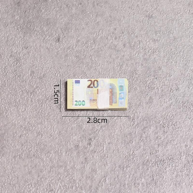 Mini billets de banque blancs - 4 pièces
