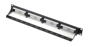 12 24端口接线板utp cat5e cat6 cat6a接线板网络电缆面板 - Product Image 5