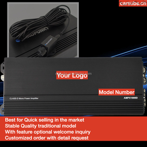 AMPX1000D araba Stereo Mono amplifikatör 2800W 1D güçlü bas Subwoofer Amp D sınıfı araba amplifikatör monoblok - Product Image 6