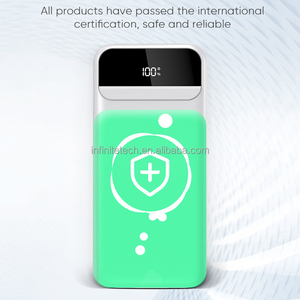 סוג קלט c פלט USB כפול הוביל תצוגה דיגיטלית נייד מהיר נייד מהיר 10000 בנק כוח mah