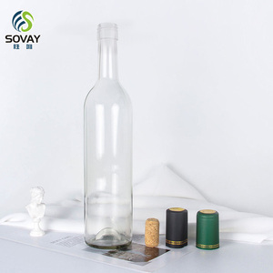 Bán buôn 500ml 750ml rỗng hình dạng thủy tinh chai rượu vang tùy chỉnh chai rượu vang - Product Image 5