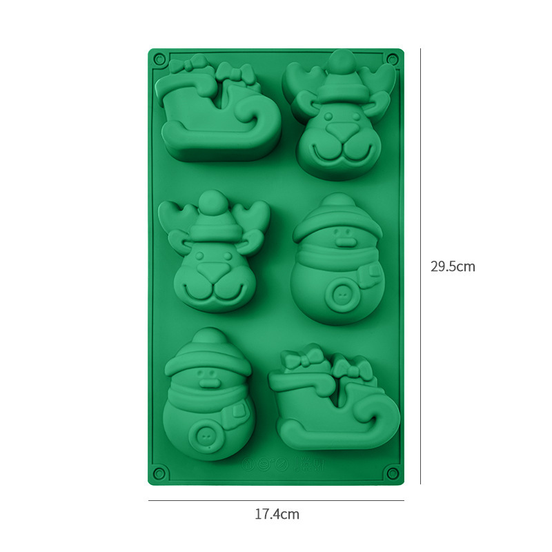 6 calcetines navideños mixtos de muñeco de nieve-137g