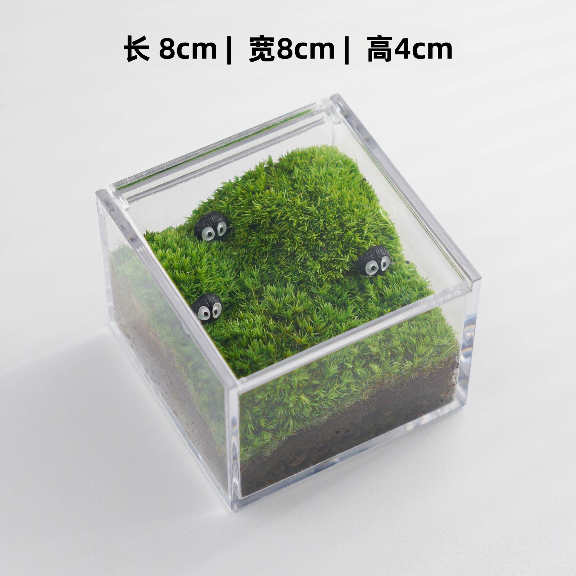 Upgraded version (8X8X4cm coal briquette grass)