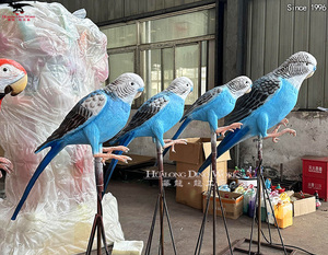 Estatua de loro dinámica de simulación de modelo Animal Animatronic personalizada para exposición de centro comercial Zoo Park - Product Image 4