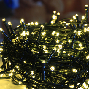 Neuankömmlinge im Freien 400L warmweiß LED-Lichterkette mit wasserdichtem Timer IP44 Adapter für Weihnachts dekoration Weihnachts beleuchtung - Product Image 2