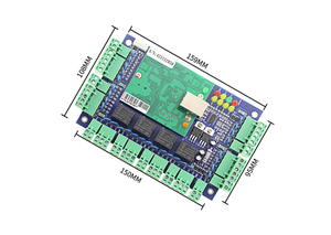 <span class=keywords><strong>Tcp</strong></span>/<span class=keywords><strong>ip</strong></span> Rj45 Wiegand Toegangscontrolekaart Met 4-deursysteem Gratis Sdk Cloud Software Abs Materiaal - Product Image 4