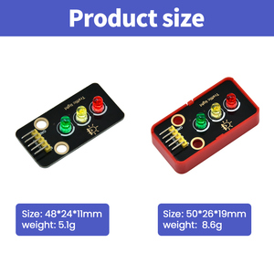 DIY Elektronische Projekte STEM Ampel modul Optional mit (out) Shell LED-Ampel modul mit hoher Helligkeit für Arduino