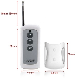 3 pulsanti 1000M telecomando a lungo raggio con codice fisso/apprendimento universale 315MHZ 433MHZ EV1527 telecomando Wireless - Product Image 5