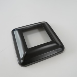 カスタムポストベースプレートとカバー、アルミニウム合金スクエアフランジ、サテン仕上げSSスクエアパイプベース - Product Image 3