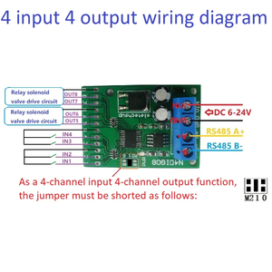N4DIG08 8 CH Eingang/Ausgang Digital Switch TTL LVTTL CMOS RS485 IO Steuerungsmodul für Arduino für UNO MEGA NANO STM32 AVR PIC