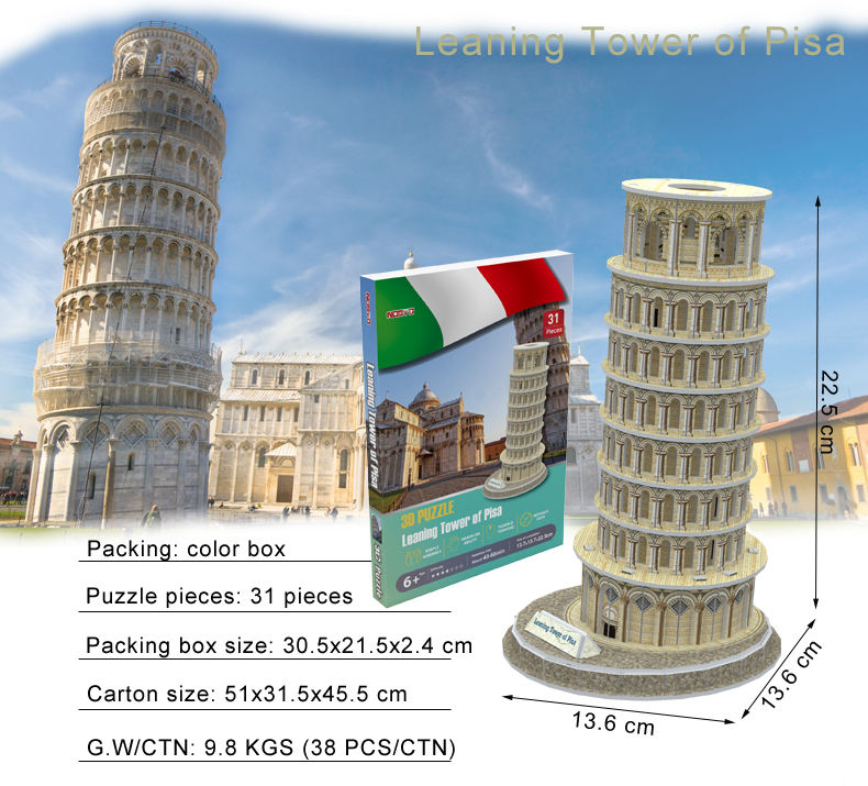 A0103 Leaning tower of Pisa $1.5