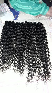 バージンヘアエクステンションタイプ卸売工場価格天の川深い波人毛織り