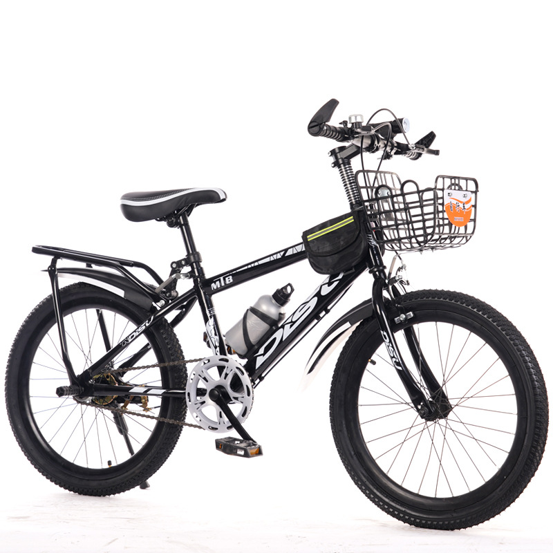Classic black single speed-basket-rear hanger-flashlight
