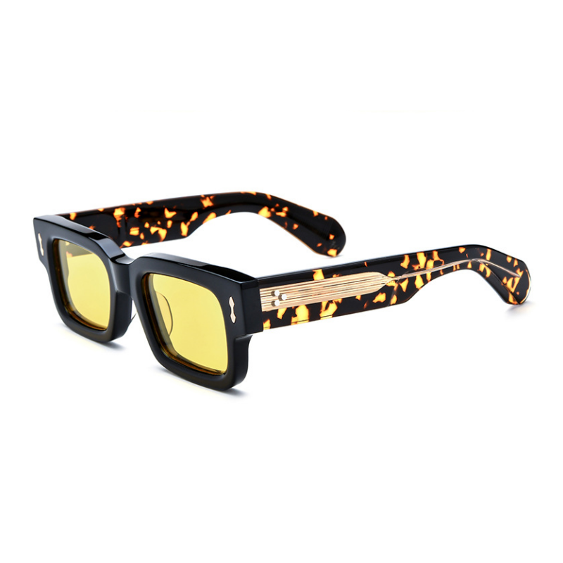 Black yellow leopard