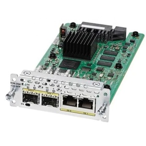 新しいボックス2ポートギガビットイーサネットWANネットワークインターフェースモジュールNIM-2GE-CU-SFP - Product Image 1