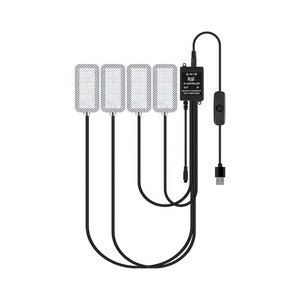 Kablolama olmadan araç monte ortam ışığı, iç dekorasyon USB yedi renk patlayıcı flaş LED ortam müzik ritim ışığı - Product Image 1