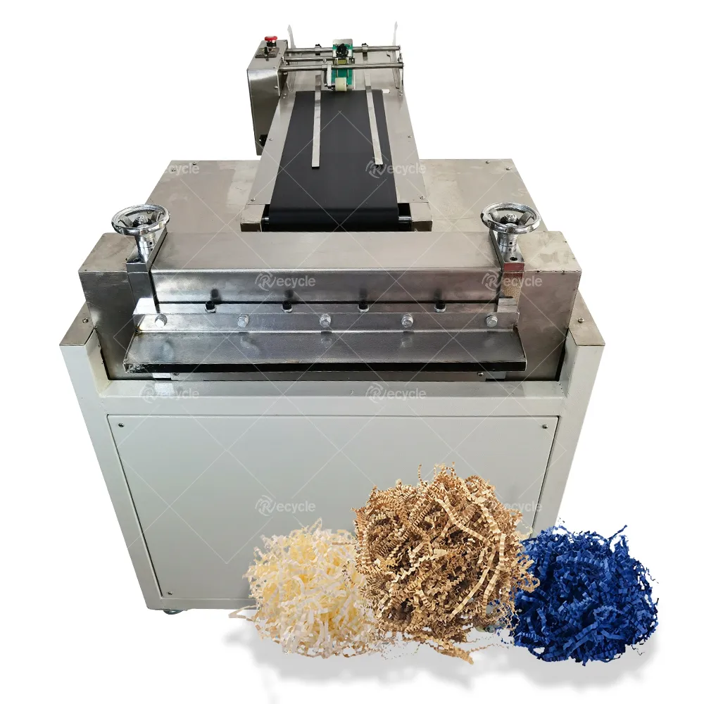 Gift Box Filler Small Shredded Paper Raffia Making Machine Wrinkled Kraft Paper 40-120gsm Crinkle Cut Paper Cutting Machine