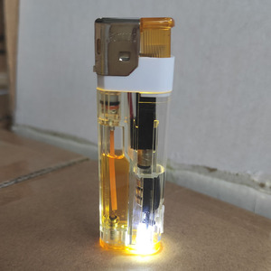 Màu Nhựa LED Cakmak Hút Thuốc Phụ Kiện Sạc Điện Tử Gas Thuốc Lá Nhẹ Hơn Encendedores - Product Image 6