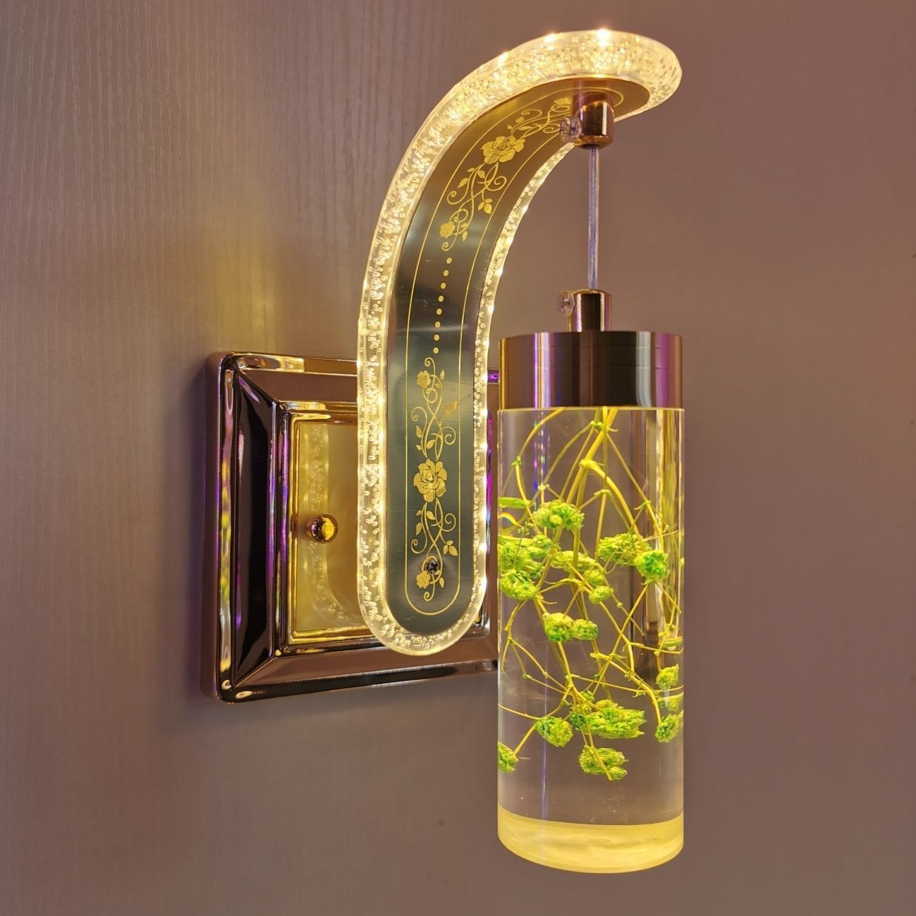 Moderne acrylique intérieur applique LED chambre lampe de chevet applique murale blanc chaud blanc froid pour chambre couloir escaliers