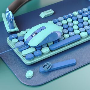 2025 LW Blue Wireless Keyboard and Mouse Set 2,4G Mouse Keyboard OEM Factory - Product Image 2