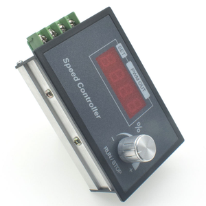 DC6V-60VスマートPWMDCモータースピードコントローラーエンコーダーノブ周波数設定可能ソフトスタートブラッシュドモーターコントローラー - Product Image 3