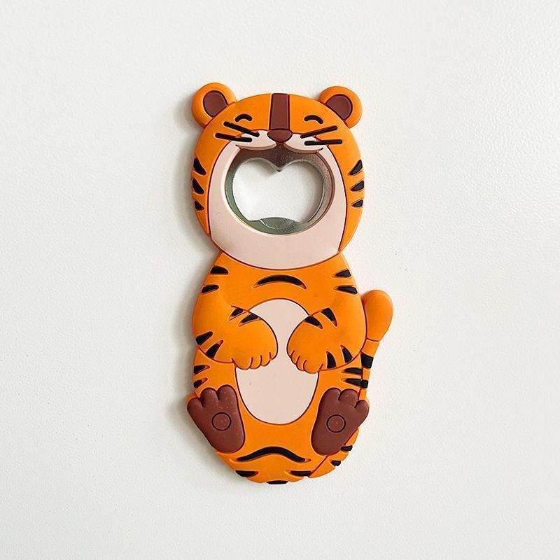 ouvre-bouteille orange-tigre