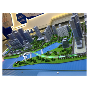 ミニチュア建築スケールモデルOEM/ODMプロの高層住宅3D建築モデル - Product Image 4