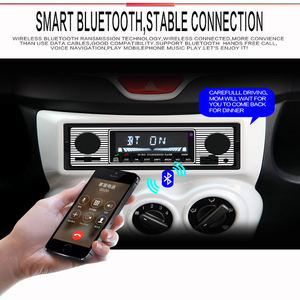Yüksek kaliteli FM radyo alıcısı desteği Aux SD USB MMC uzaktan kumanda klasik tarzı 1Din araba Stereo araba MP3 çalar ISO portu - Product Image 2